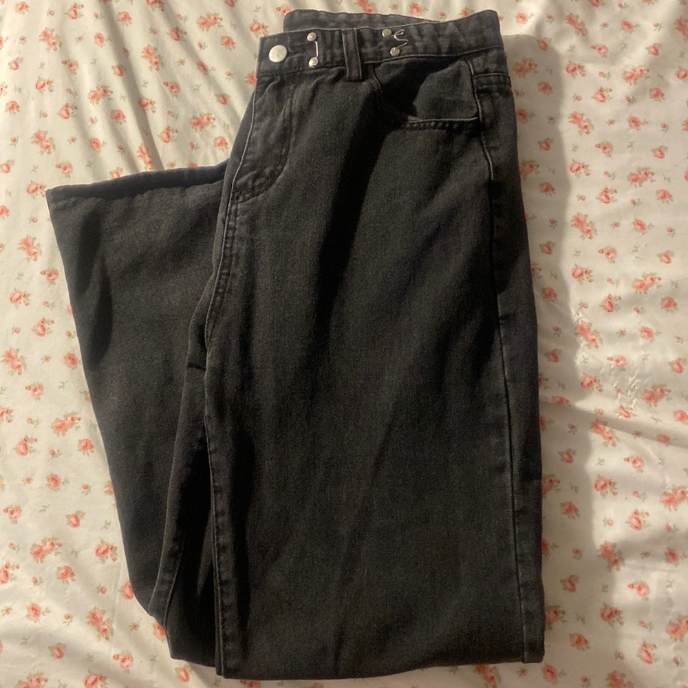 Black streetwear jeans ʚɞ